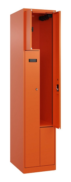 C+P Z-Spind Evolo PLUS, 2 Fächer, 1850x400x500mm, 2004/2004, Zylinderschloss, 049003-122 S10044