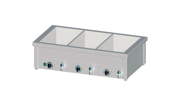 Stalgast Bain-Marie Tischgerät mit separaten Becken für 4x GN1/1410x600x310 mm, VBM14601