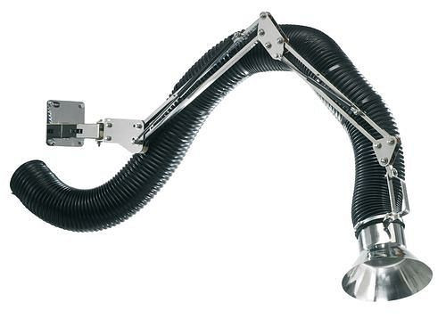 DENIOS ATEX Absaugarm mit Edelstahl-Gestell, 4 m lang, 170026