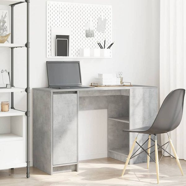vidaXL Schreibtisch Betongrau 120x42x76 cm Holzwerkstoff, 861817