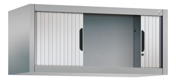C+P Rollladenschrank Omnispace, H450xB1000xT420mm, Farbe: Weißaluminium, Griffmulde, 3262-00 S10039