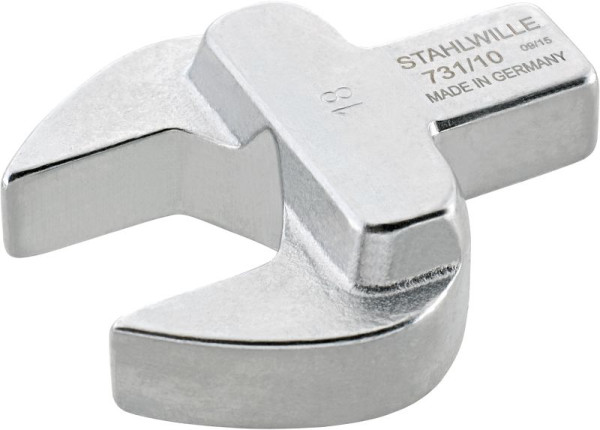 STAHLWILLE Maul-Einsteckwerkzeug Nr.731/10 Schlüsselweite 7 mm Werkzeugaufnahme 9x12 mm, 58211007