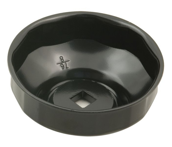 SW-Stahl Ölfilterschlüssel, Stahl, 3/8'' Antrieb, 76 mm, 8 Rillen, 08460-76/8R