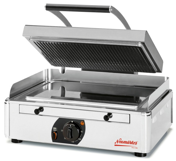 Neumärker Duplex Kontakt Grill 2.0 Kontaktgrill mit Grillplatten aus Edelstahl, 05-80660N