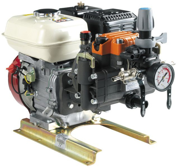 Ebinger Motorpumpe MP 30, 30l/min. - 30bar, HONDA Motor GP 160 - 4,0KW, Armatur SIRIUS, ohne Manometer, LxBxH 55x37x37cm, Gewicht 24kg, M000032