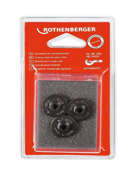 Rothenberger Schneidrad für TC 42 PRO PVC, 3 Stück, 070028D