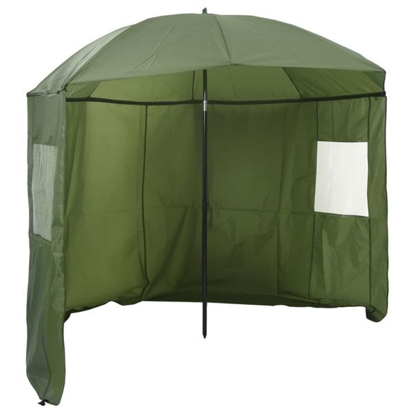 vidaXL Angel-Regenschirm Gelb-Armee 220 x 193 cm Oxford-Polyester, 42006691
