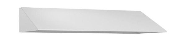 C+P Schrankaufsatz Serien-Neutral, C Schrägdachaufsatz, 9016, 230 x 1200 x 500 mm für Garderobenschrank mit 4 Abteilen, 08504-40 S10002