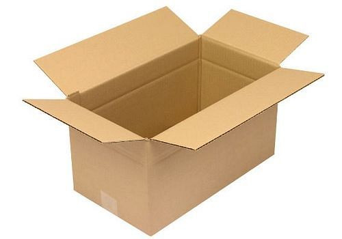TransPak Wellpapp-Faltkarton 1-wellig, Innenmaß 415 x 235 x 230 mm, Qualität 1.30C, VE: 25 Stück, 299281