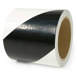 Moedel Warnmarkierung linksweisend, Folie, langnachleuchtend/schwarz, 160-mcd, 100 mmx16 m, 99188