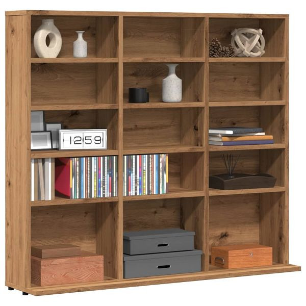 vidaXL CD-Regal Artisan-Eiche 100x23x89,5 cm Holzwerkstoff, 856001