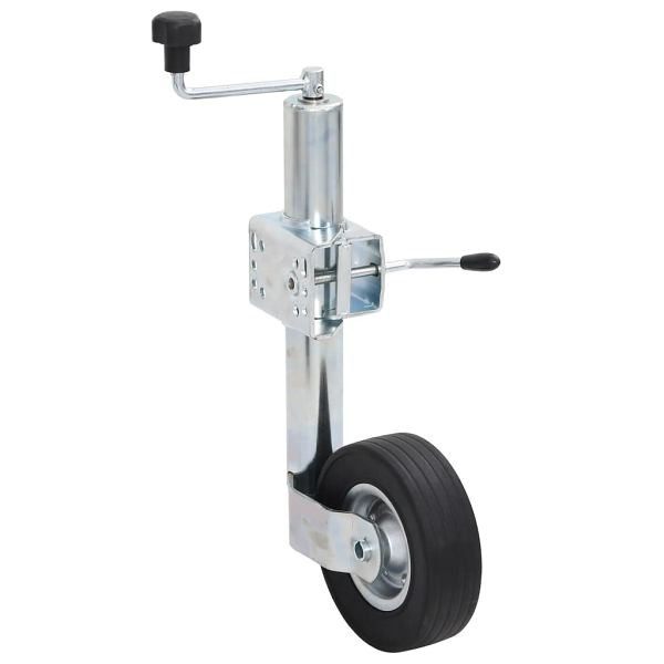 vidaXL Stützrad für Anhänger mit Klemme 60 mm Verzinkter Stahl, 4008433