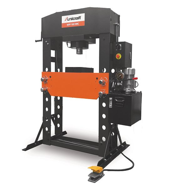 Unicraft Elektro-hydraulische Werkstattpresse, WPP 100 HMC Werkstattpresse, 6301100