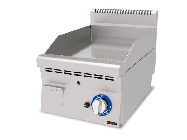 SGS Gastro Gas Bratplatte Hardchrome, Glatt, 4.7 kW, Premium Serie 600, AGI460CR