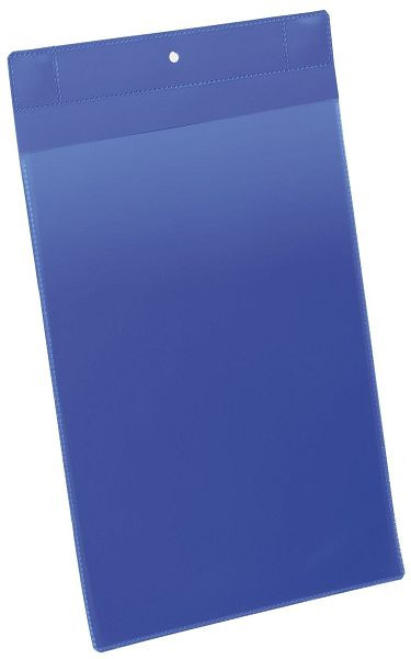 DURABLE Kennzeichnungstasche, magnetisch, A4 hoch, PP, dokumentenecht, dunkelblau, 10 Stück, 1747 07