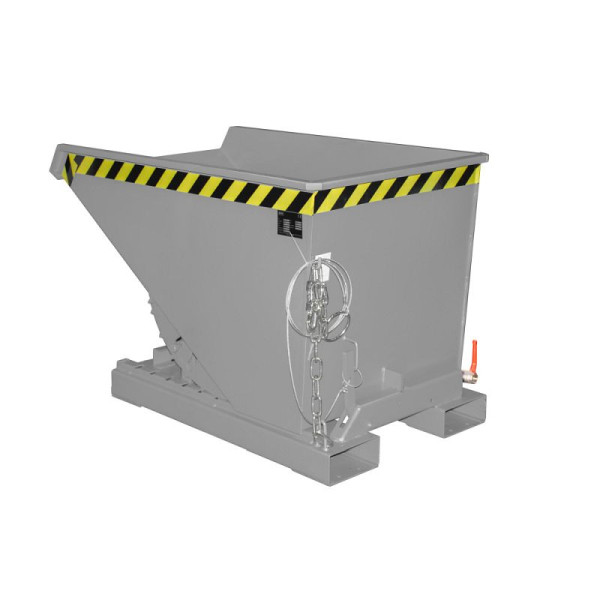 STEIN HGS Späne-Kippbehälter EXPO-E, RAL 7005 mausgrau, 0.300 m³, 750 kg, 79398.0023
