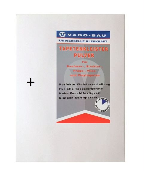VaGo-Tools Anstrichvlies Glattvlies Vlies Tapete 150g/m² 4 Rollen inklusive Kleber, VE: 75m², 999010x4+999020x4_tv