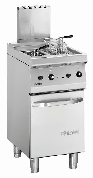 Bartscher Fritteuse Gas, 700, B400, 2x7 l, 2859251, 4015613486185
