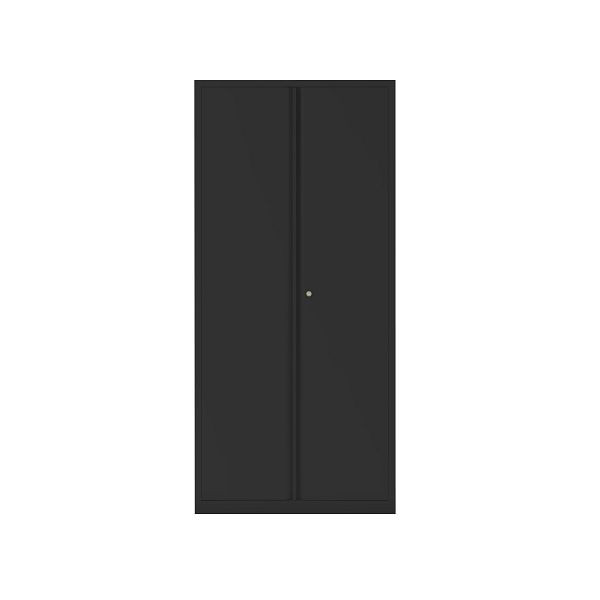 Bisley Essentials Flügeltürenschrank, Höhe 1970-1994 mm, 133 schwarz antibakteriell, YECB09194S133