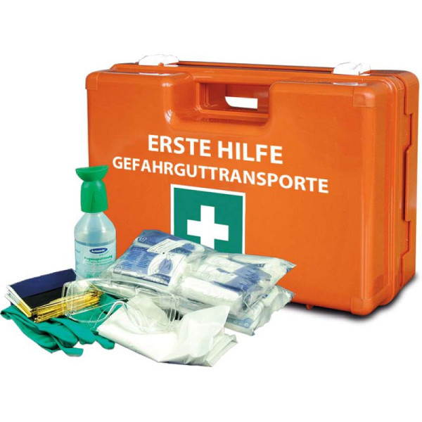 Stein HGS Verbandkoffer für Gefahrguttransporte, nach DIN 13164 und Zusatzausstattung, 340 x 240 x 120 mm, 25113