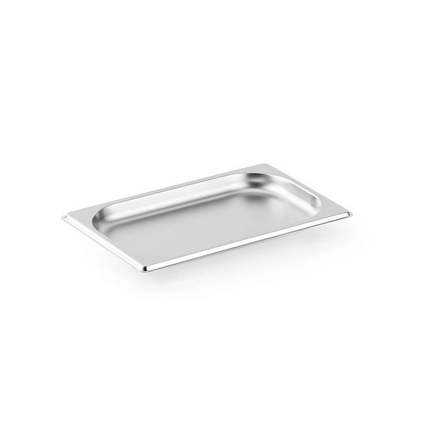 Vaiotec TOPLINE Gastronorm-Behälter GN 1/4 - 20 mm, Edelstahl AISI 304, 26,5x16,2x2 cm, 10631