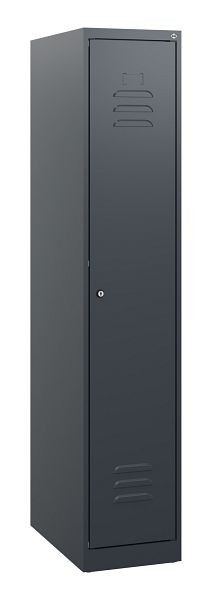 C+P Umkleidespind Classic PLUS, 1530x300x500mm, 7016/7016, Zylinderschloss, 0800005-10 S10013