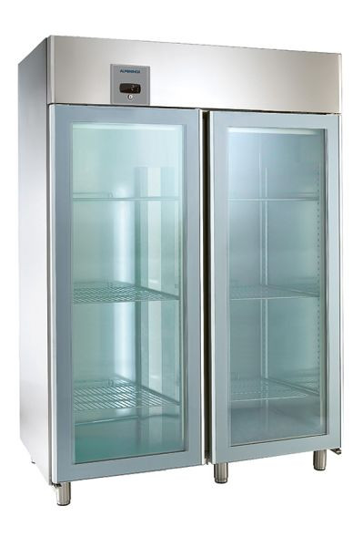 ALPENINOX Glastürkühlschrank, KU 1402-G BASE, 402729666