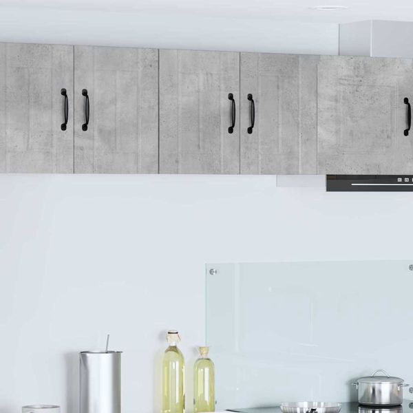 vidaXL Küchenwandschrank Beton Grau 60 x 31 x 40 cm Holzwerkstoff, 884920