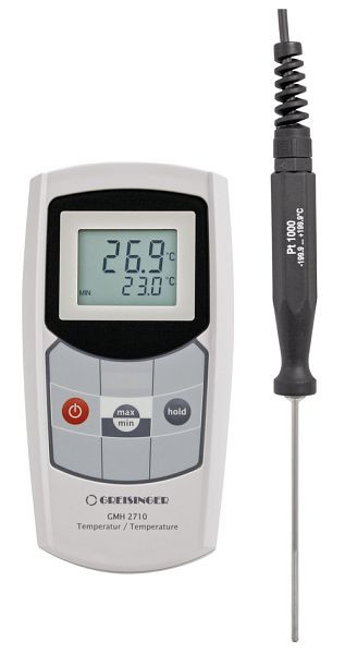 Greisinger GMH 2710-T Temperatur-Messgerät inklusive Universalfühler, 602034
