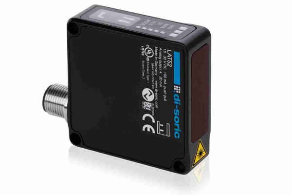 di-soric LAT52-200IU-B5 Laser-Abstandssensor, Messbereich 50-200 mm (6 ... 90 % Remission), 212856