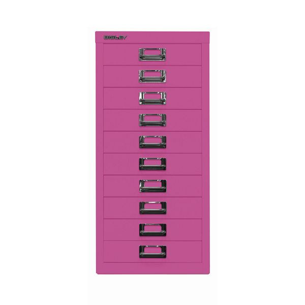 Bisley MultiDrawer™ DIN A4, 10 Schubladen, 681 fuchsia, L2910681