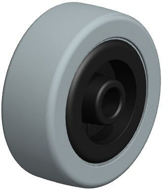 Blickle VPA 50/8G Rad aus Vollgummi, Grau, 105007