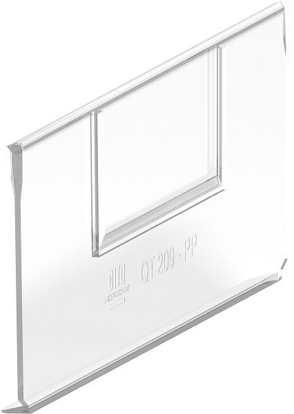 BITO Querteiler-Set QT214 verpackt transparent inkl. Etikett, 234x140mm, 10 Stück, 1591