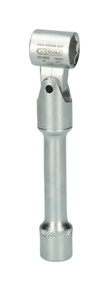 KS Tools Spezial Gegenhalter-Schlüssel für Federbeinverschraubungen, 14mm, 150.9462