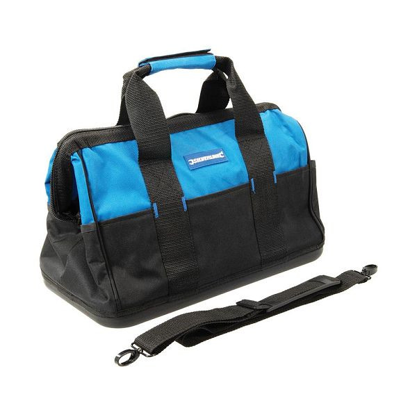 Silverline Werkzeugtasche mit verstärktem Boden und großer Öffnung, 400 x 200 x 300 mm, 268974