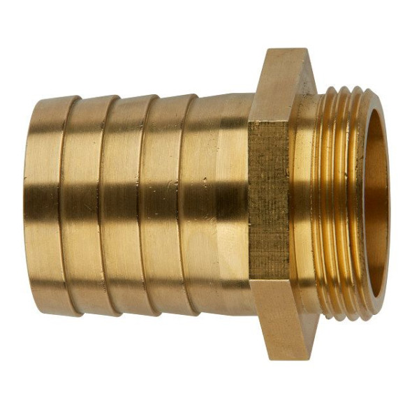 GEKA plus1/3-Schlauchverschraubung AG G3/4 - 16mm MS mit Sechskant, VE: 10 Stück, 17.0762