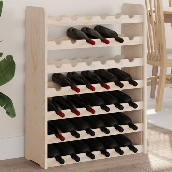 vidaXL Weinregal 67,5x25x87 cm Massivholz Kiefer, 4007559