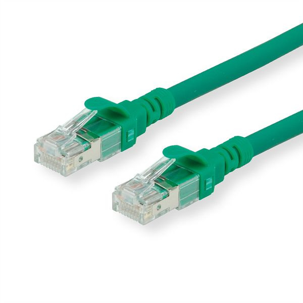ROLINE Patchkabel Kategorie 6A UTP, Component Level, LSOH, grün, 1,5 m, Gewicht: 55.7 g, 21.15.1493
