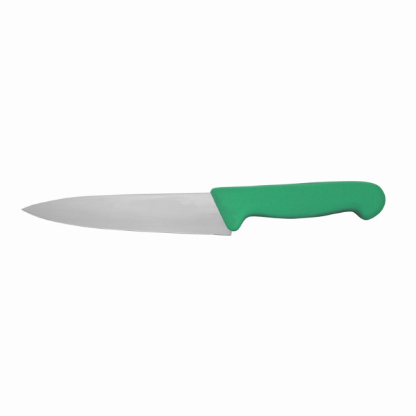 Schneider Kochmesser, schmale Klinge, 16 cm, Griff grün, 260839