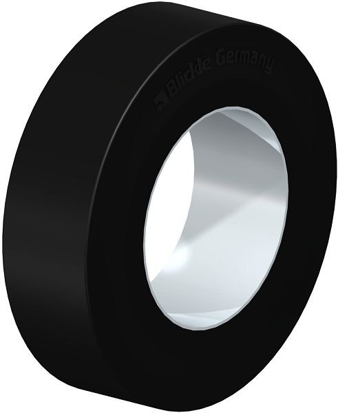Blickle BEV 250x75/140-ZST Bandage / Reifen aus Elastik-Vollgummi, Schwarz, 440750