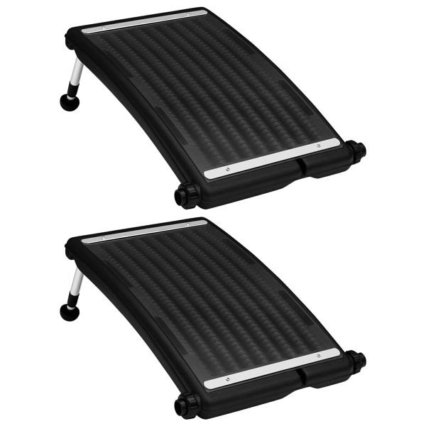 vidaXL Gebogene Solar-Heizpaneele für Pool 2 Stück 72,5x46 cm, 3095461