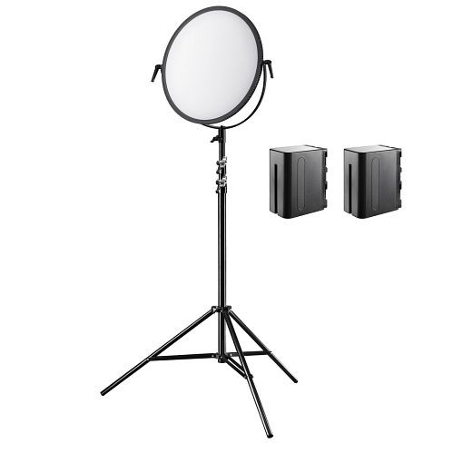 Walimex pro Soft LED 700 Round Bi Color Set2, 1021382
