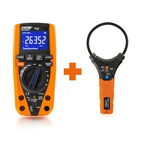 HT Instruments TRMS Multimeter inkl. fexiblem Stromwandler F3000U, 1010810