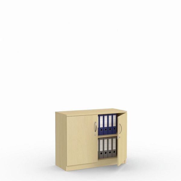 Deskin Flügeltürenschrank MULTI M, Buchedekor, B 1000 x H 805 x T 420 mm, 273393