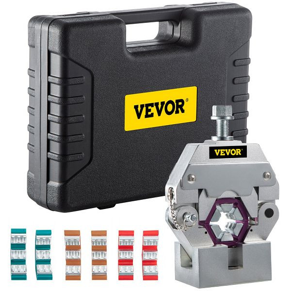 VEVOR Hydra-Krimp 71550 Schlauche Hydraulic Hose Crimper Druckwerkzeug zum Crimpen von mit Widerhaken und Perlen versehenen Armaturen, YJQ71550RG0000001V0