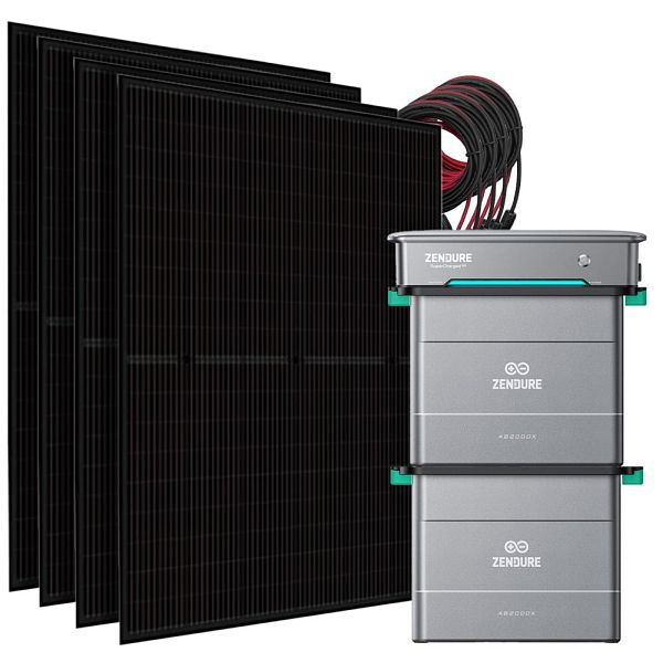 Offgridtec Zendure SolarFlow 3,84kWh 1800W Hyper 2000 Balkonkraftwerk Dual-Glas TOPCon, 4-01-020220-012