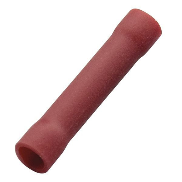 Haupa Stoßverbinder isoliert rot; 0,5 - 1,0, VE: 100 Stück, 370350