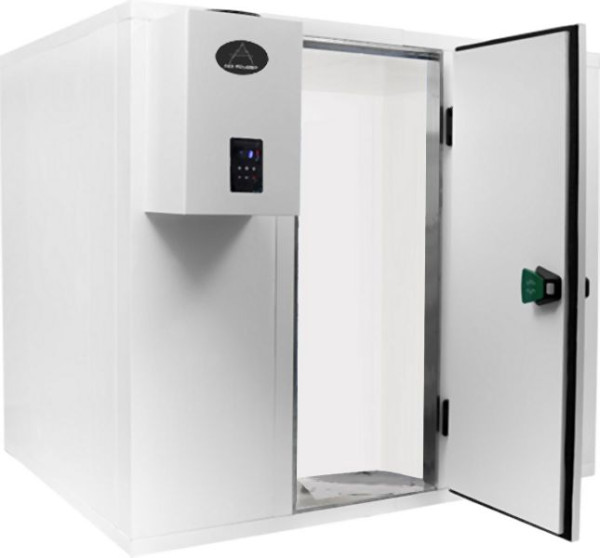 A&S Polarny Tiefkühlzelle Wandstärke 120mm, 2100 x 2100 x 2200 mm, inkl. Kühlaggregat, TKZ2121-220 + TA-23