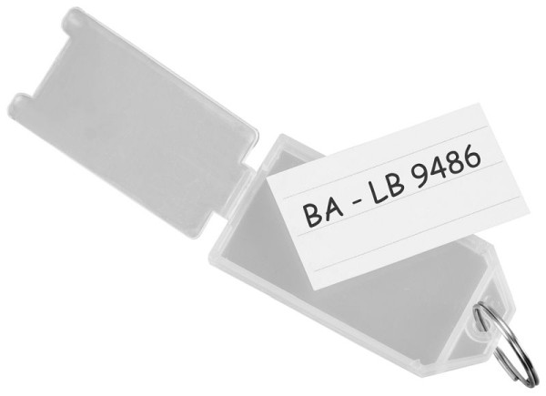 Eichner Ersatzetiketten für Schlüsselanhänger, Größe: 45 x 25 mm, VE: 500 Stück, 0508-00496