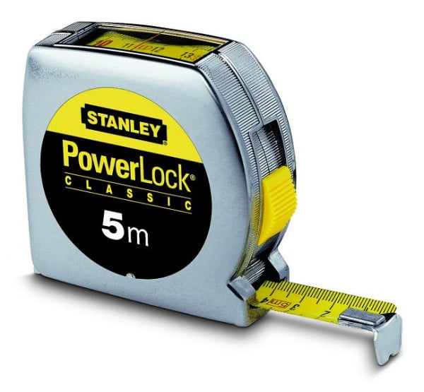 Stanley Bandmaß Powerlock Kunststoff 5m/19mm, 0-33-932
